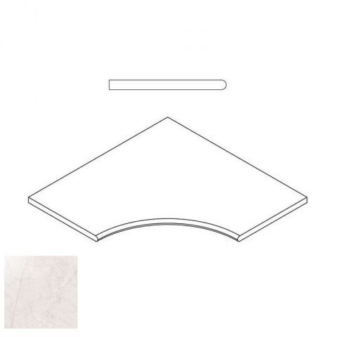 Contempora X2 Pure Bordo Angolare Round 30 60X60 матовая