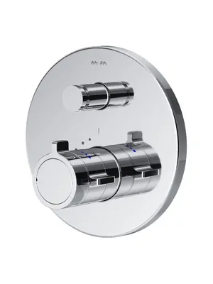 Смеситель AM.PM для ванны/душа, встраиваемый, термостатический, 2 потребителя, хром F85A45600