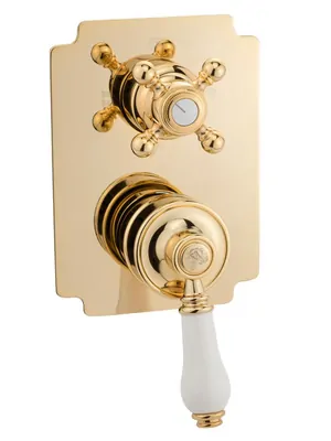 Смеситель для ванны/душа Migliore скрытого монтажа, 4-х позиц., золото ML.ERM-7032.BI.DO