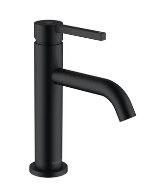 Смеситель KLUDI Pura для умывальника, излив 100мм, дон.клапан, черный мат. 202883915