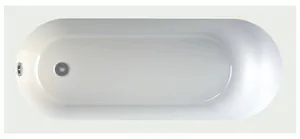 Ванна из литьевого мрамора BAS 170х75х57 прямоугольная, белая