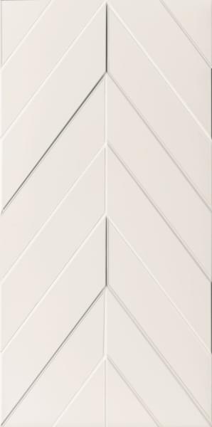 декор 4D Chevron White Matt Rett 40x80