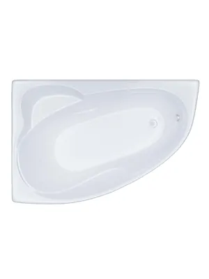 Ванна акриловая Triton (1500х1000) правая, без каркаса, со сливом-переливом V08O+CK60PF