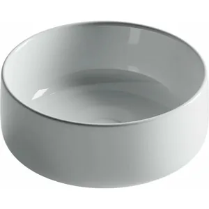 Раковина накладная Ceramicanova 355х355х150 круглая, без перелива, белый CN5047