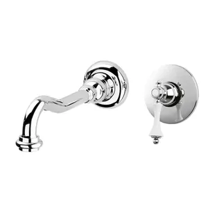 Смеситель CEZARES -BLS1-01-Bi для умывальника, встраиваемый, хром/ручка белая