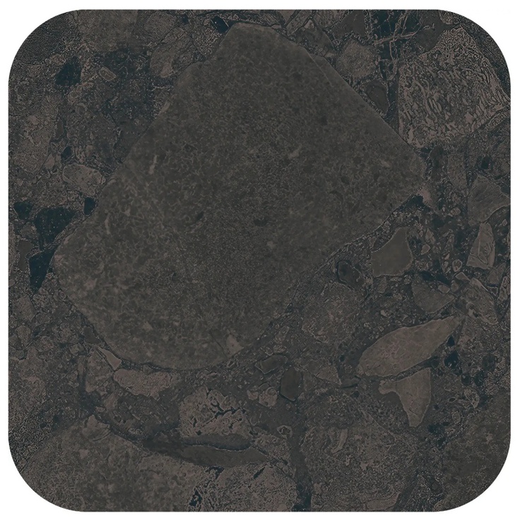 Arcana Ceramica Black&Cream ARC_8228 Checkers Rounded Black Space 28,6x28,6 матовая