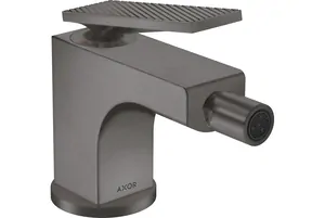 Смеситель для биде Axor однозахватный,со сливным клапаном,шлифованный черный хром 39201340