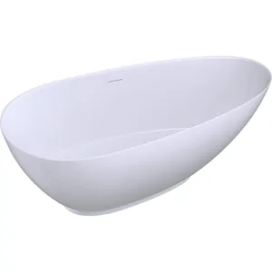 Ванна отдельностоящая Salini S-Stone 1600х770х570 иск. камень, белый матовый 101511SM