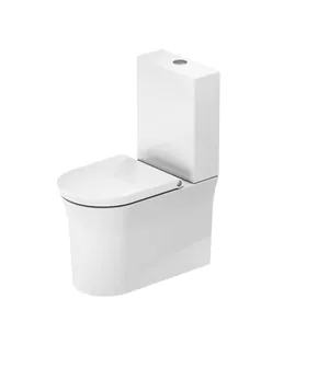 Унитаз напольный Duravit 21970900001 370х650 безободковый, верт.смыв, WonderGliss, белый