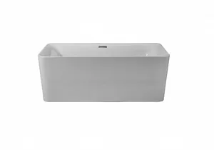 Ванна акриловая Акватек КВАДРО 180х80 отдельностоящая, ножки, слив