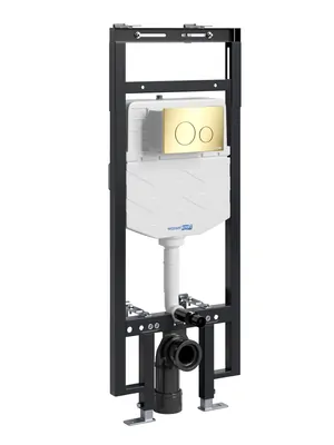 Инсталляция для унитаза WasserKRAFT с клавишей смыва, золото глянцевое 58tlt.010.me.pg02