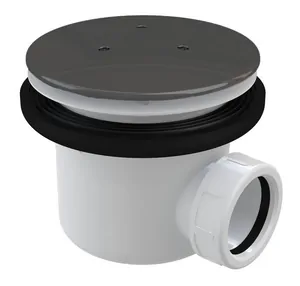 Сифон для душевого поддона RAVAK PROFESIONAL 90мм, цвет: графит  X01851