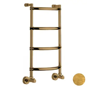 Полотенцесушитель водяной Margaroli Luna 432-4 (713,5х425) бронза, 4323704OBN