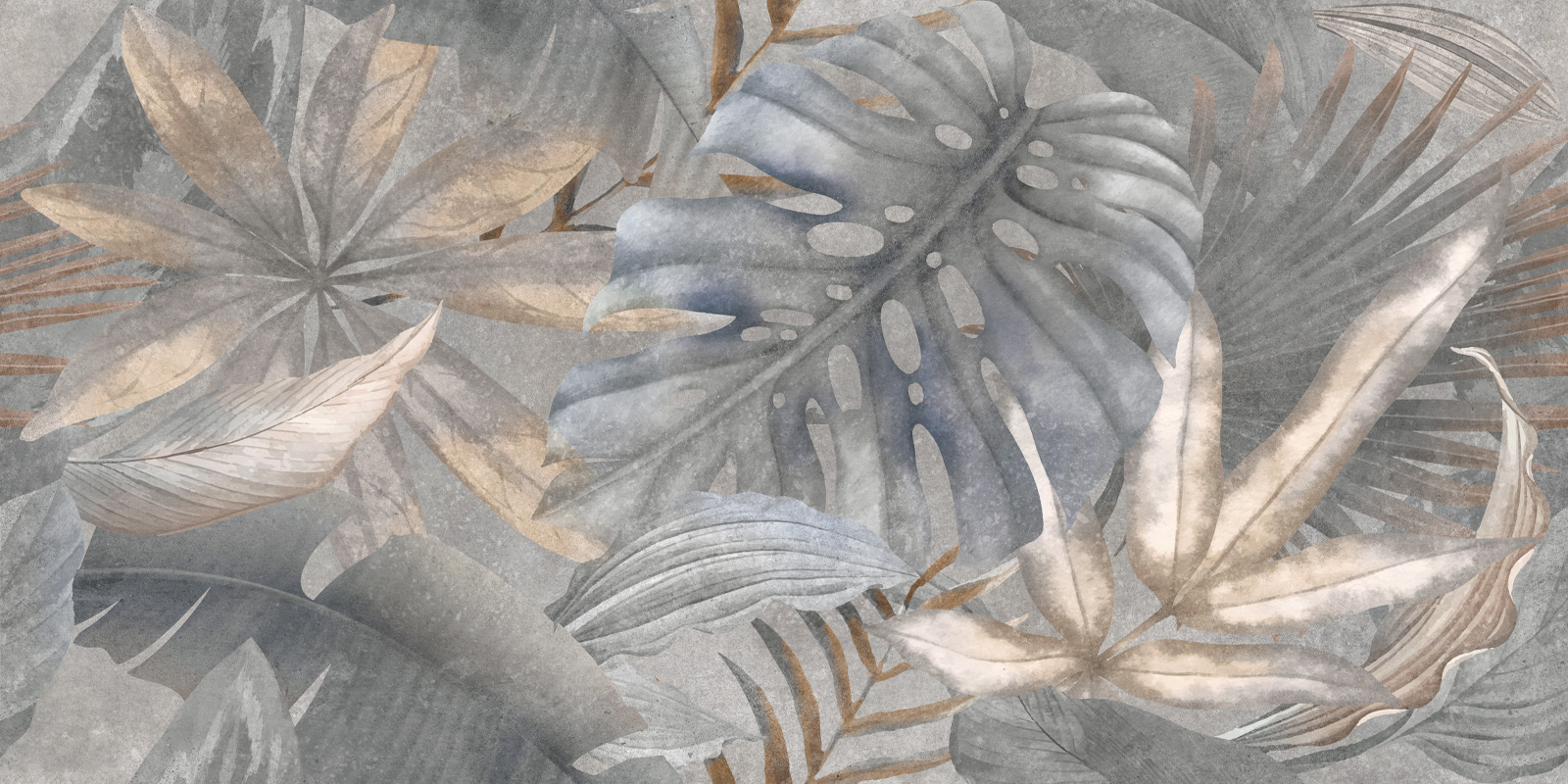 Bahamas Floristry Dark D120240G Керамогранит матовый граниль 1200*600 (2 шт в уп/41,76 м в пал) матовая