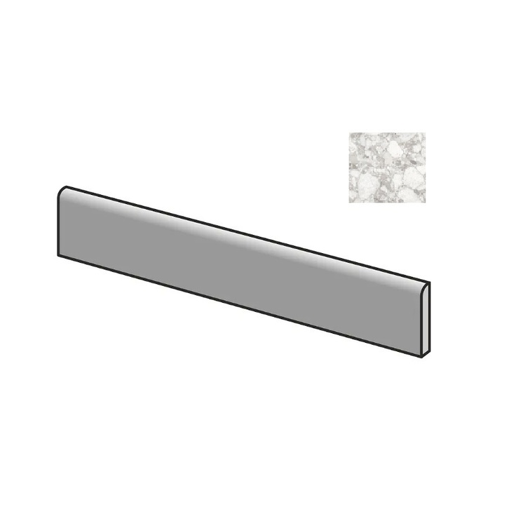 Sant Agostino Venistone CSABVEPK89 Battiscopa 89 Pearl Kry 7,3x89 глянцевая