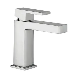 Смеситель для раковины Giulini F9833A однозахватный, низкий излив 101мм, дон. клапан, хром