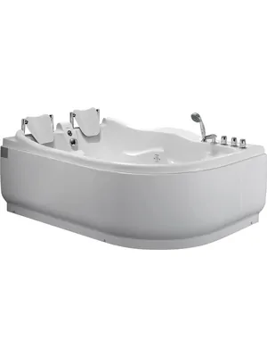 Акриловая ванна Gemy (1800х1220) гидромассажная, с хромотерапией, левая G9083 B L