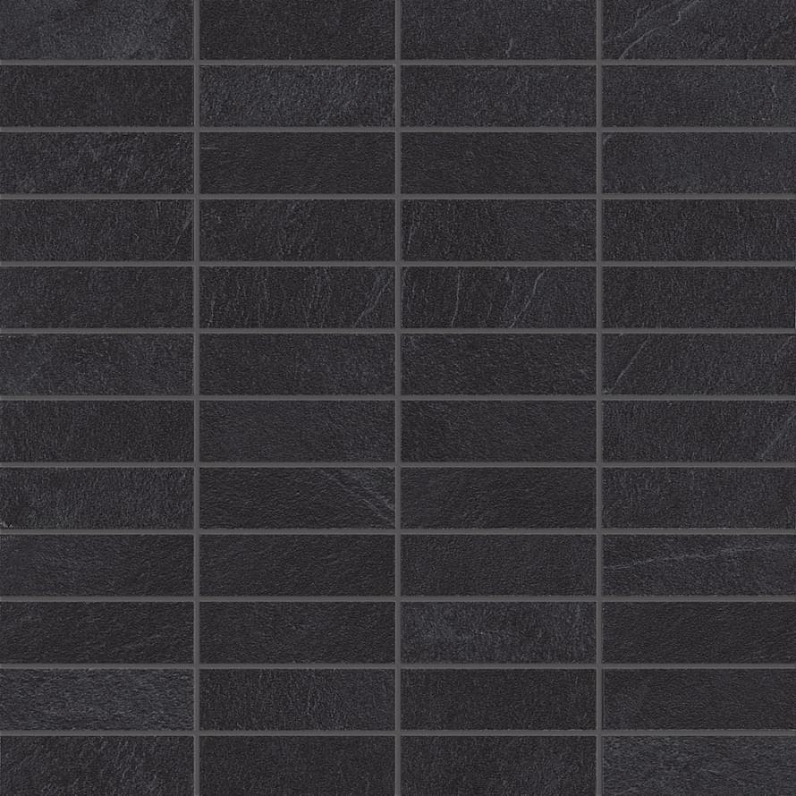 мозаика Cornerstone Mosaico Plurima Slate Black Slim 30x30