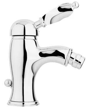 Смеситель CEZARES BSM1-01-M для биде, однорычажный, донный клапан, хром/ручка металл