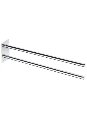 Полотенцедержатель Bemeta 104704142 двойной, цвет: хром