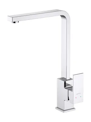 Смеситель для кухни Aquatek AQ1680CR однозахватный, поворотный излив 330мм, цвет: хром