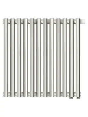СУНЕРЖА Дизайн радиатор 500х540 (12 секц) нерж.сталь, EU50 левое/правое, 3/4", 00-0322-5012