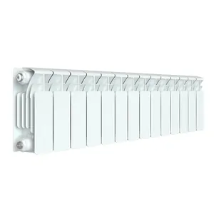Радиатор биметаллический RIFAR 200 (261х1120х100) 14 секции, 1400 Вт, боковое подключение,белый