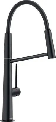 Смеситель NOBILI для кухни, поворотный излив с душем, Eco, черный матовый MV123300BM