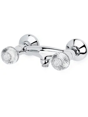 Смеситель Boheme 274-FL для душа, настенный, двухзахватный, хром