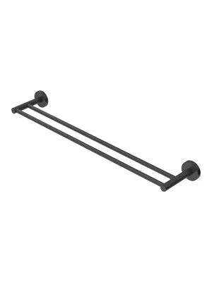 Полотенцедержатель Cezares -THD-65-NOP (655х110х40) двойной,настенн,фиксир,черный матовый