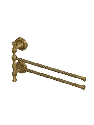 Migliore Полотенцедержатель двойной поворотный (32x19) бронза 27674