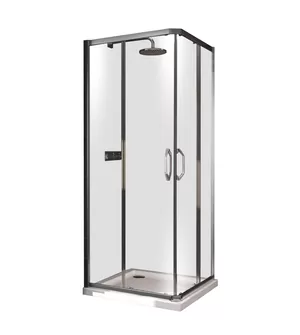 Душевой уголок HUPPE Elegance 1000х1000х2000 глянцевый хром/стекло прозрачное 401310.092.321