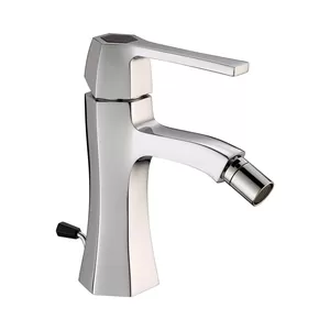 Смеситель для биде CISAL с донным клапаном, хром/черный матовый CH0005546T