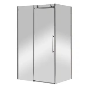 Душевой уголок CEZARES (1580-1610х880-900х1950) O-M-AH-1-160/90-C-Cr стекло прозр/хром