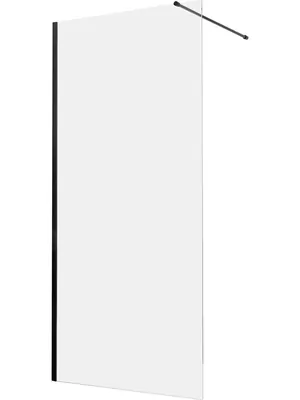 Душевая перегородка RGW WA-002B (600х1950) стекло 6мм прозрачное/черный 35100206-14