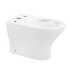 Чаша приставного унитаза BelBagno BB340CPR 370х655х405 безободковый, горизонт. выпуск, белый