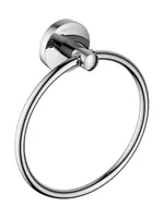 Полотенцедержатель-кольцо Aquatek AQ4212CR настенный, латунь, цвет: хром