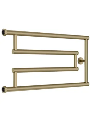 СУНЕРЖА model "G+" Полотенцесушитель 320x650, верт.подключение, золотой шелк, 32-4051-3265