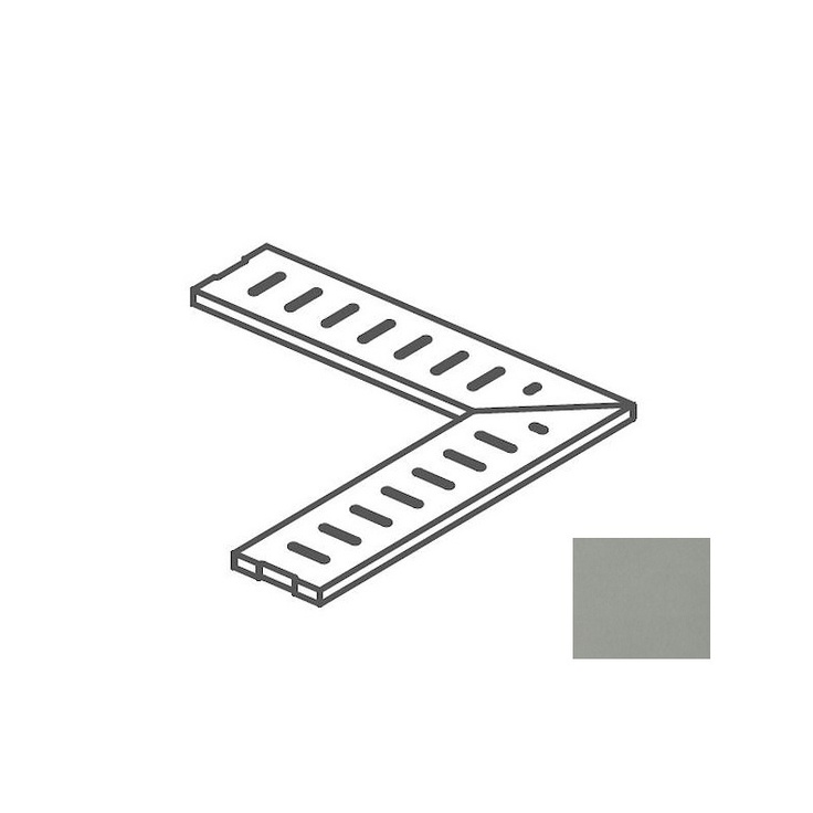 Impronta italgraniti Nuances NU02GGA6 Griglia Angolare Grigio 14x60 матовая