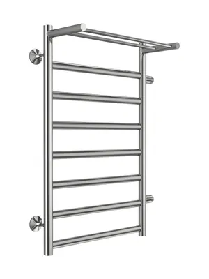 Полотенцесушитель TERMINUS П8 (ШВ:500х800) водяной, нерж.сталь,бок.подкл. справа, м/о 500