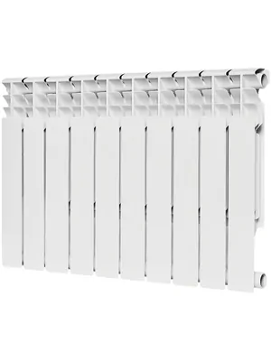 Радиатор биметаллический ROMMER 500 10 секций, RBM-3210-050010