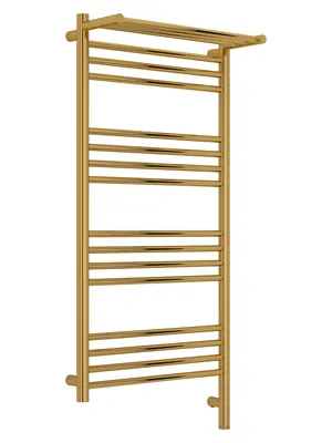 СУНЕРЖА с полкой Полотенцесушитель 1000х500 золото МЭМ правый 03-6007-1050