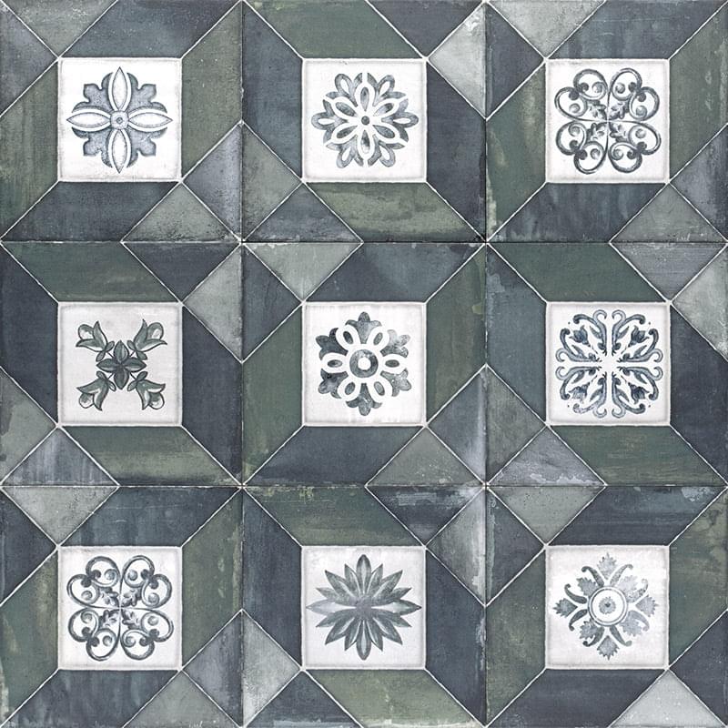 декор Elegance Deco Elegance Blu Green 20x20