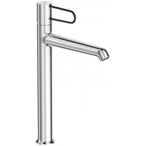 Смеситель Jacob Delafon для раковины, высокий, д/к, хром/черный E21030-BL-CP