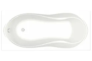 Ванна акриловая BAS 1800х800 прямоугольная, каркас, без слива-перелива, цвет: белый