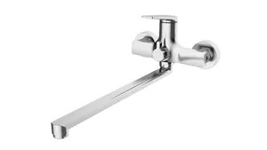 Смеситель для ванны/душа ESKO IT31 настенный, однозахв., длинный излив, душ. гарнитур, хром