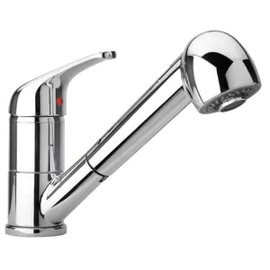 Смеситель для кухни Paini однозахватный, поворотный, выдвижной излив, хром 42CR568LMKM