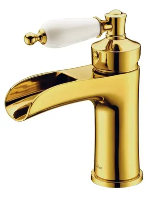 Смеситель Boheme 211 для раковины, на 1 отверстие, однозахватный, золото