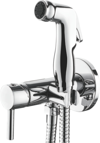 Смеситель Ledeme встраиваемый, с гигиеническим душем, однозахватный, хром L5398-2