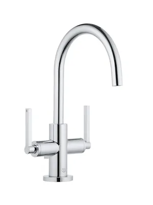 Смеситель KLUDI Puristic для умывальника, двухзахватный, хром 201180515